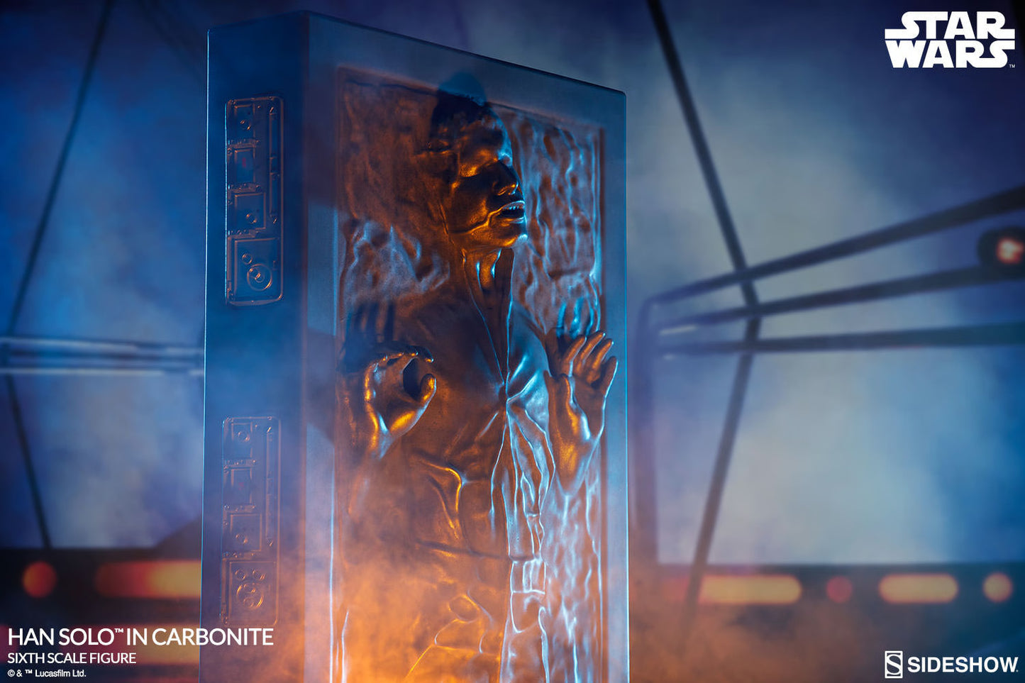 Star Wars - Han Solo Carbonite - Figurine 1/6 38cm - Sideshow