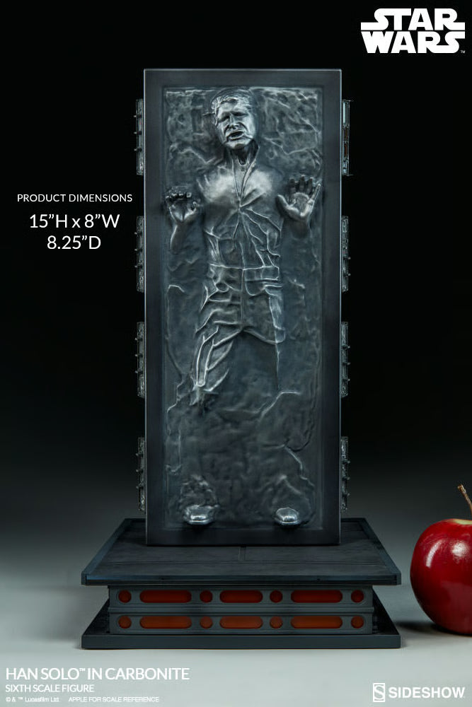 Star Wars - Han Solo Carbonite - Figurine 1/6 38cm - Sideshow