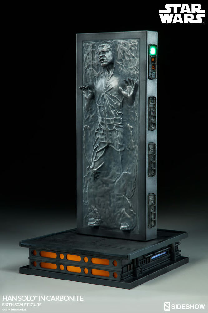 Star Wars - Han Solo Carbonite - Figurine 1/6 38cm - Sideshow