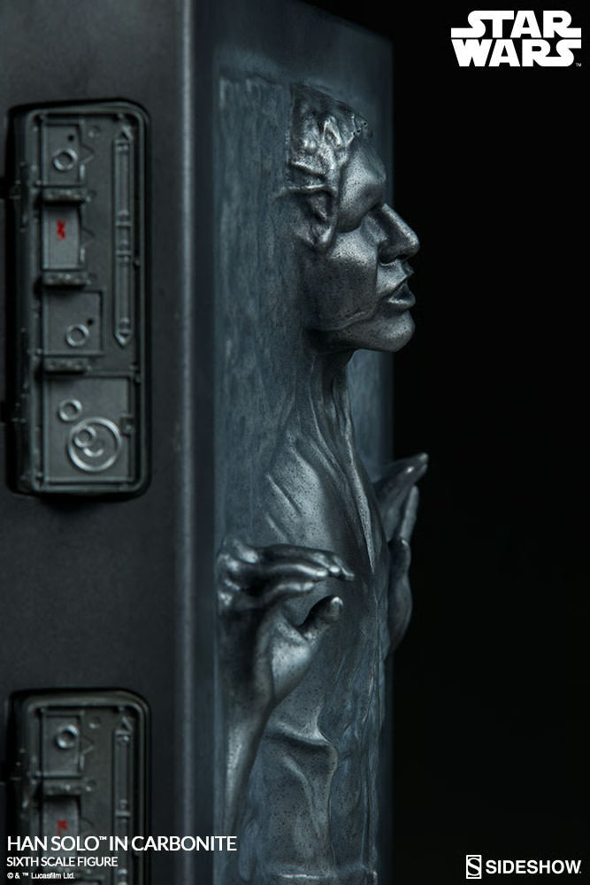 Star Wars - Han Solo Carbonite - Figurine 1/6 38cm - Sideshow