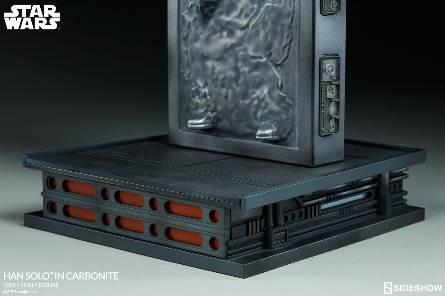 Star Wars - Han Solo Carbonite - Figurine 1/6 38cm - Sideshow