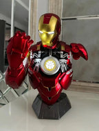 Buste IRON MAN MK6 authentique, buste figurine  Mk6 de 40cm,