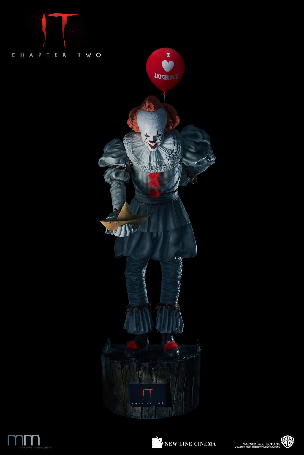 PENNYWISE - ÇA CHAPITRE 2 - LIFE SIZE 1/1 - STATUE TAILLE RÉELLE - MUCKLE