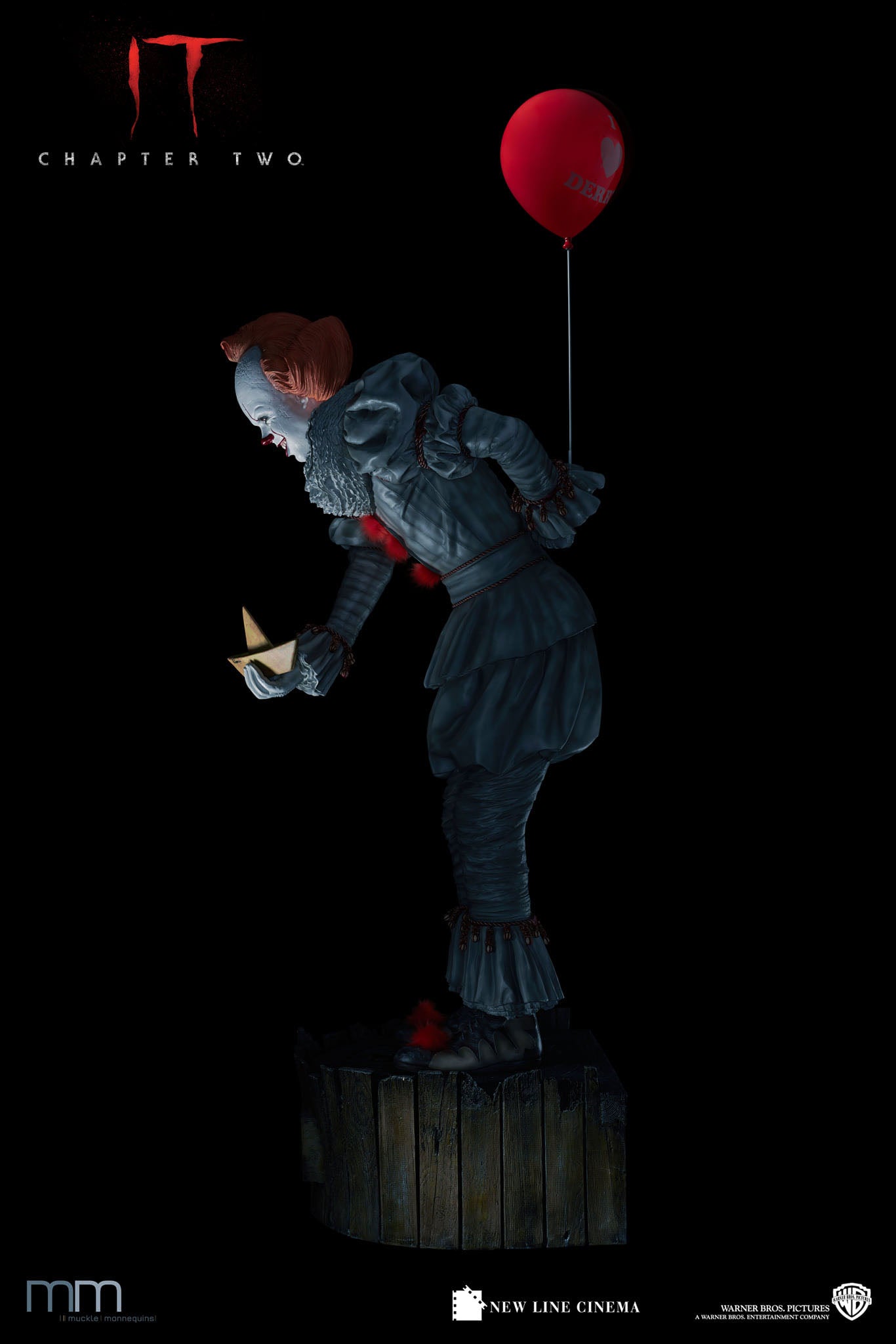 PENNYWISE - ÇA CHAPITRE 2 - LIFE SIZE 1/1 - STATUE TAILLE RÉELLE - MUCKLE