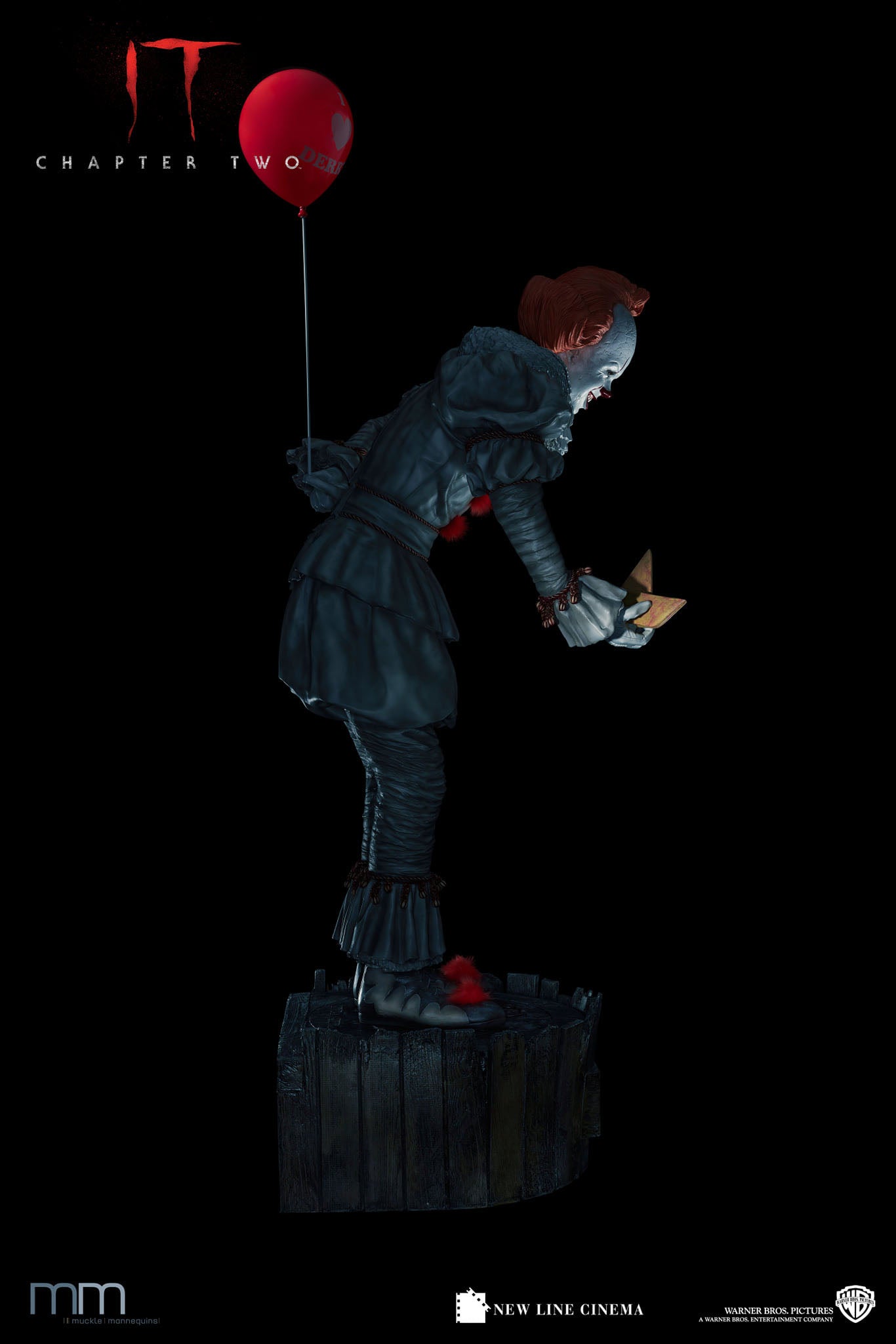 PENNYWISE - ÇA CHAPITRE 2 - LIFE SIZE 1/1 - STATUE TAILLE RÉELLE - MUCKLE