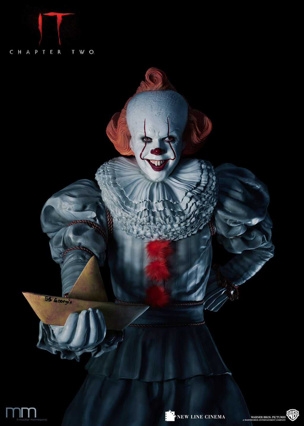 PENNYWISE - ÇA CHAPITRE 2 - LIFE SIZE 1/1 - STATUE TAILLE RÉELLE - MUCKLE
