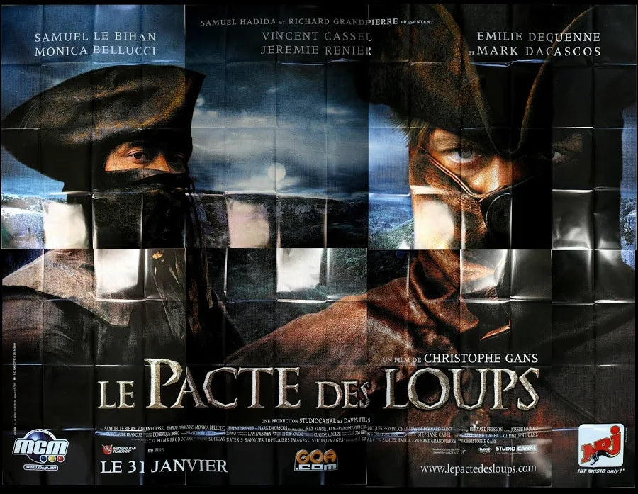 Le Pacte des Loups - Affiche cinéma géante 4x3m