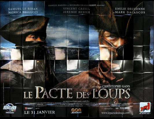 Le Pacte des Loups - Affiche cinéma géante 4x3m