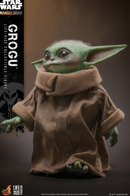 STAR WARS: GROGU , THE MANDALORIAN - FIGURINE 1/1 LIFE-SIZE - Hot Toys -MASTERPIECE