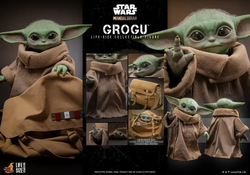STAR WARS: GROGU , THE MANDALORIAN - FIGURINE 1/1 LIFE-SIZE - Hot Toys -MASTERPIECE