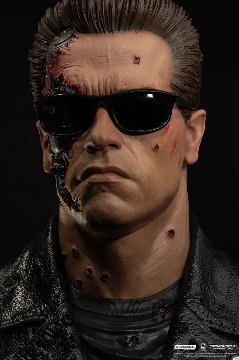 BUSTE - T-800 Model 101 Battle Damage - 47cm -  1/1 - Terminator 2 - Pure arts