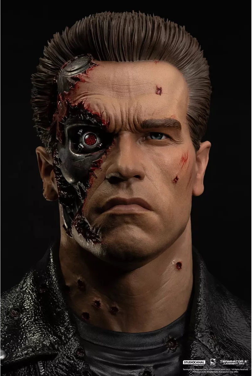 BUSTE - T-800 Model 101 Battle Damage - 47cm -  1/1 - Terminator 2 - Pure arts