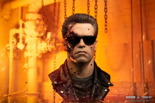BUSTE - T-800 Model 101 Battle Damage - 47cm -  1/1 - Terminator 2 - Pure arts