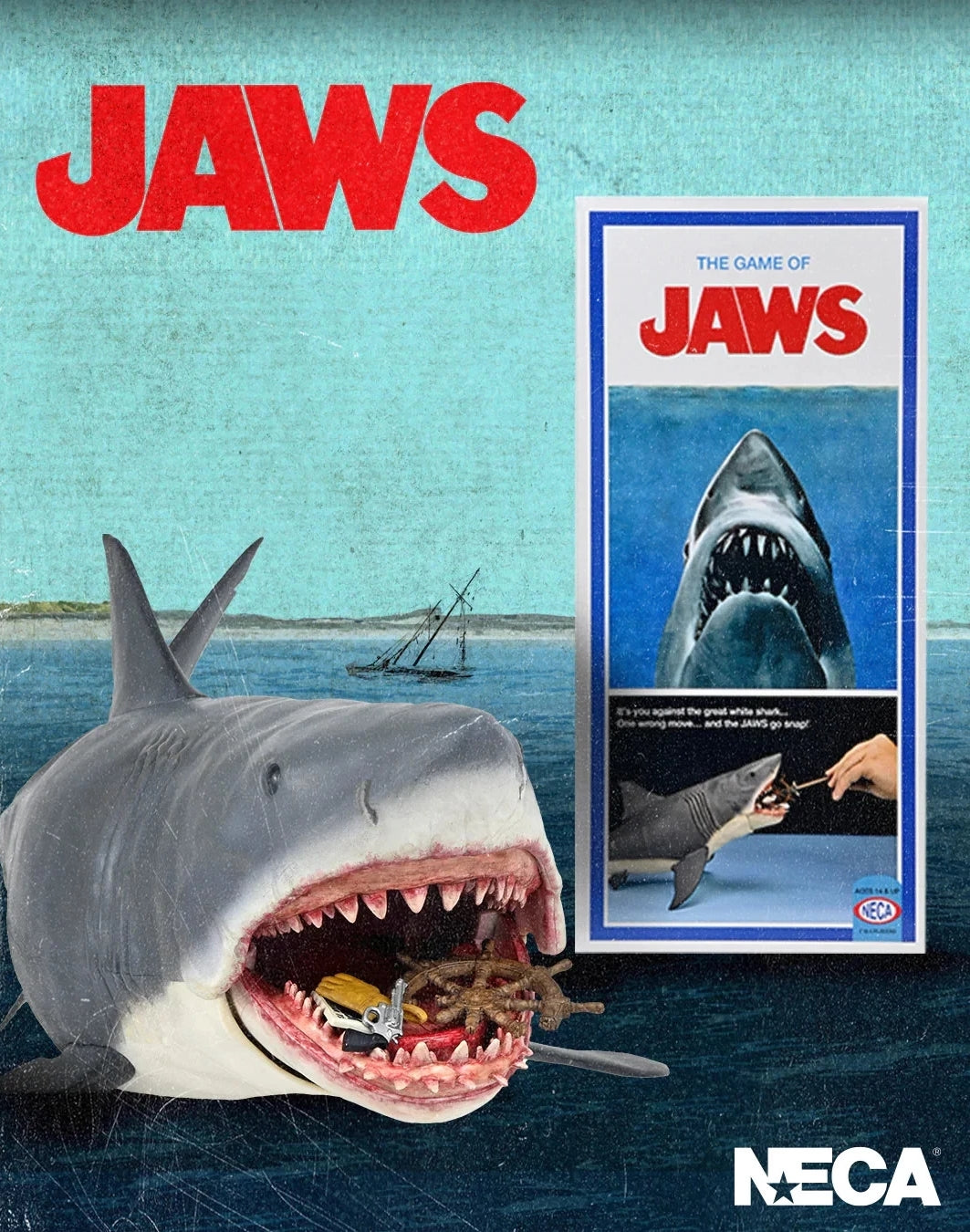 Neca - Les dents de la mer - Game of Jaws -2026 - Jaws 50e anniversaire du film