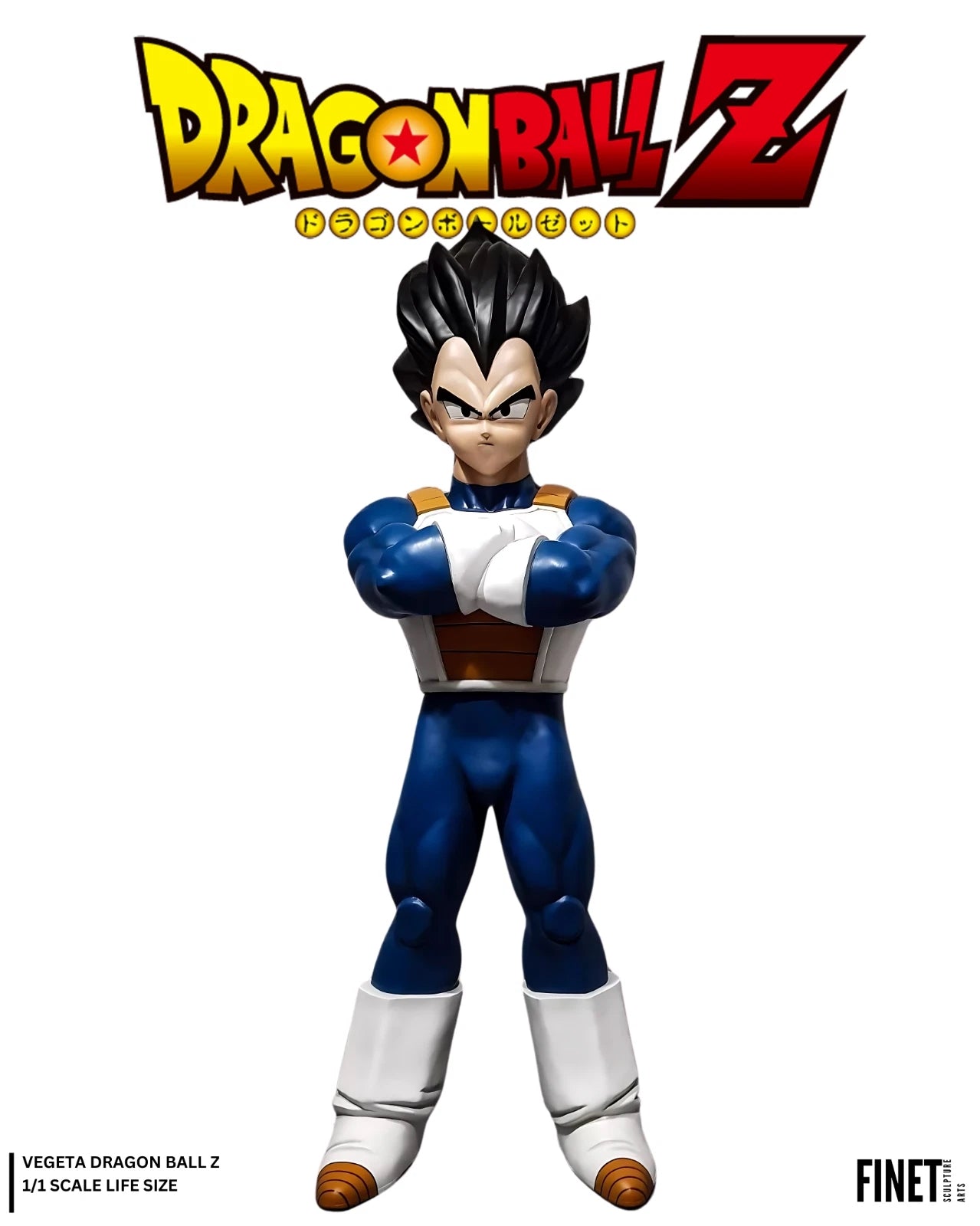 Vegeta  Statue Taille Réelle LIFE SIZE 1/1 - Dragon Ball Z fait main