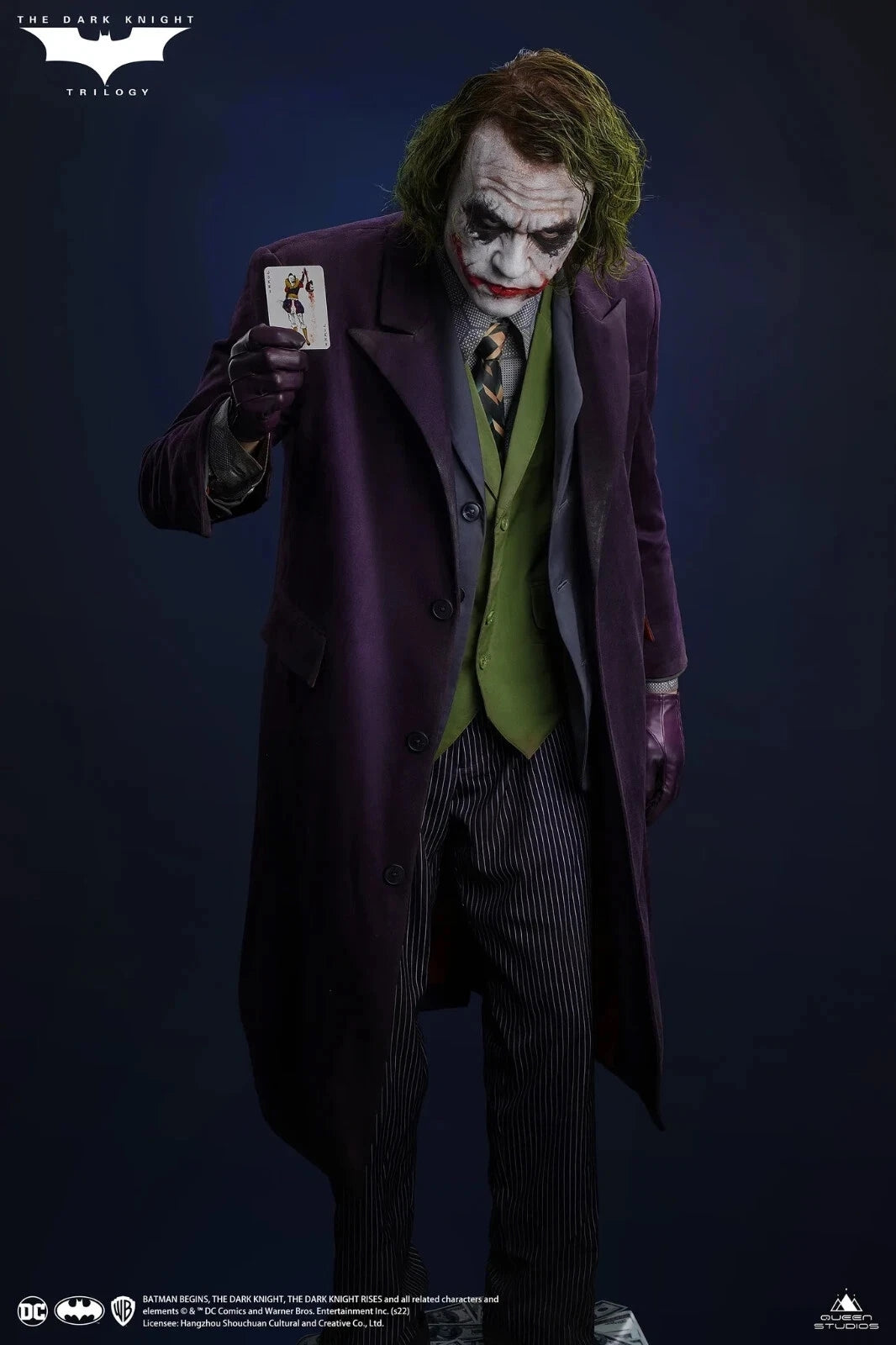 THE JOKER (HEATH LEDGER) - TAILLE RÉELLE 1/1 - 191cm - Queen Studios