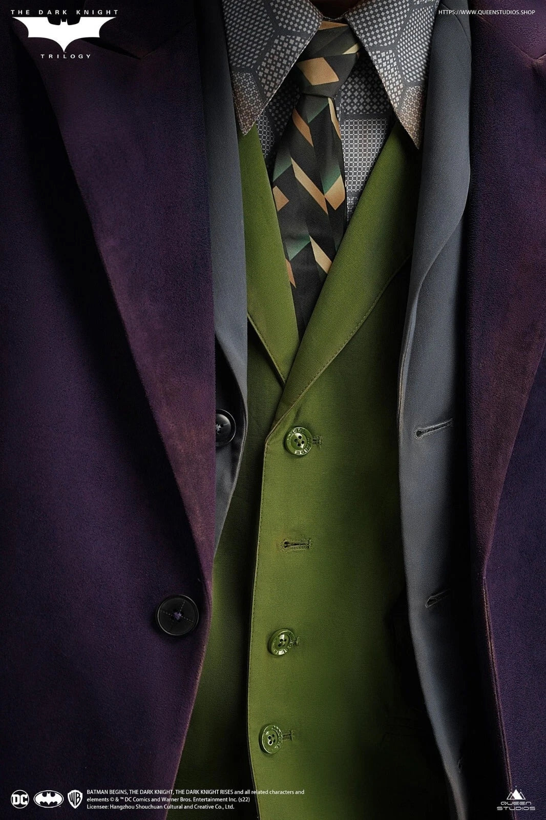 THE JOKER (HEATH LEDGER) - TAILLE RÉELLE 1/1 - 191cm - Queen Studios