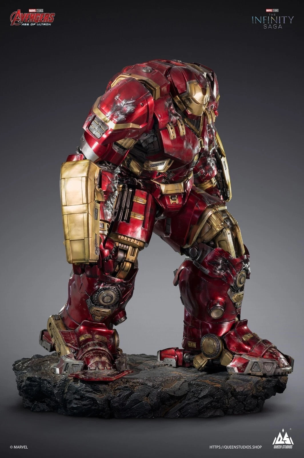 HULKBUSTER LIFE SIZE 1/1 - STATUE IRON MAN MARK 44 - TAILLE REELLE 350cm - QUEEN STUDIOS