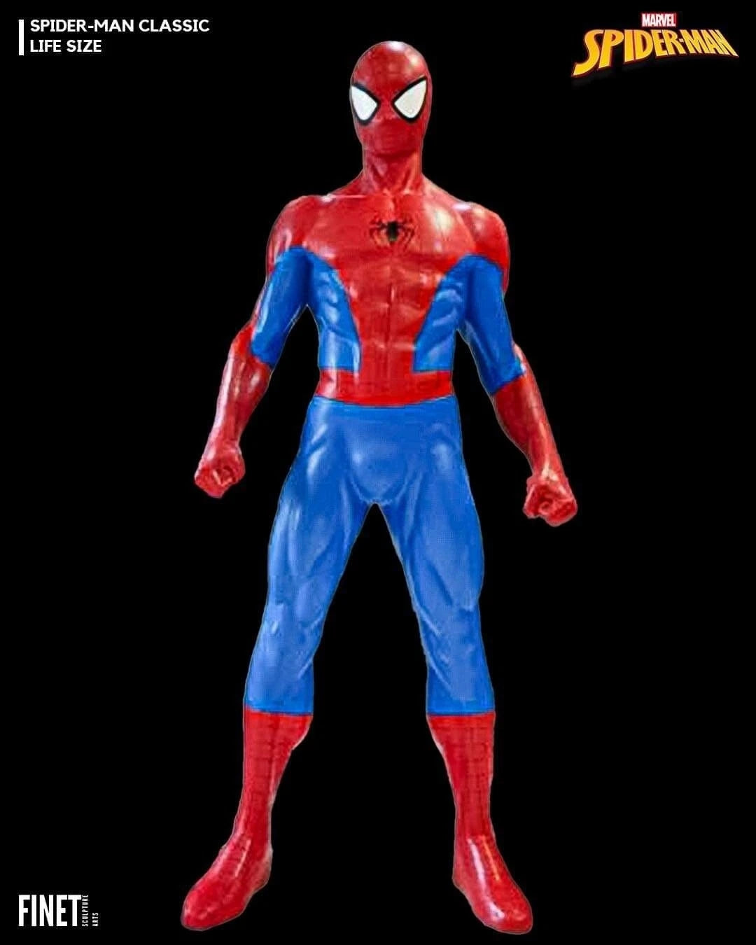 SPIDER-MAN -LIFE SIZE -  Statue classic taille réelle 1/1 magasin présentoir cinéma-