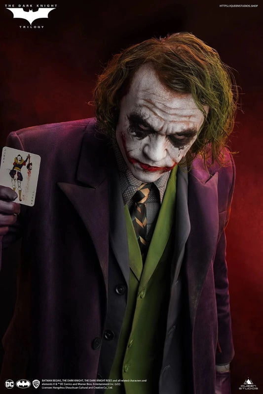 THE JOKER (HEATH LEDGER) - TAILLE RÉELLE 1/1 - 191cm - Queen Studios
