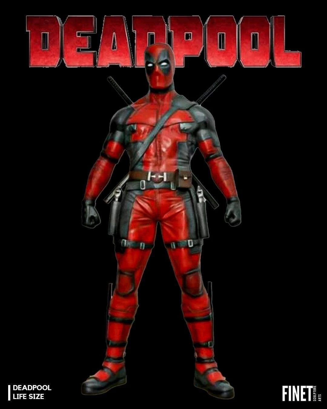 Deadpool life size 1/1 custom statue store cinema