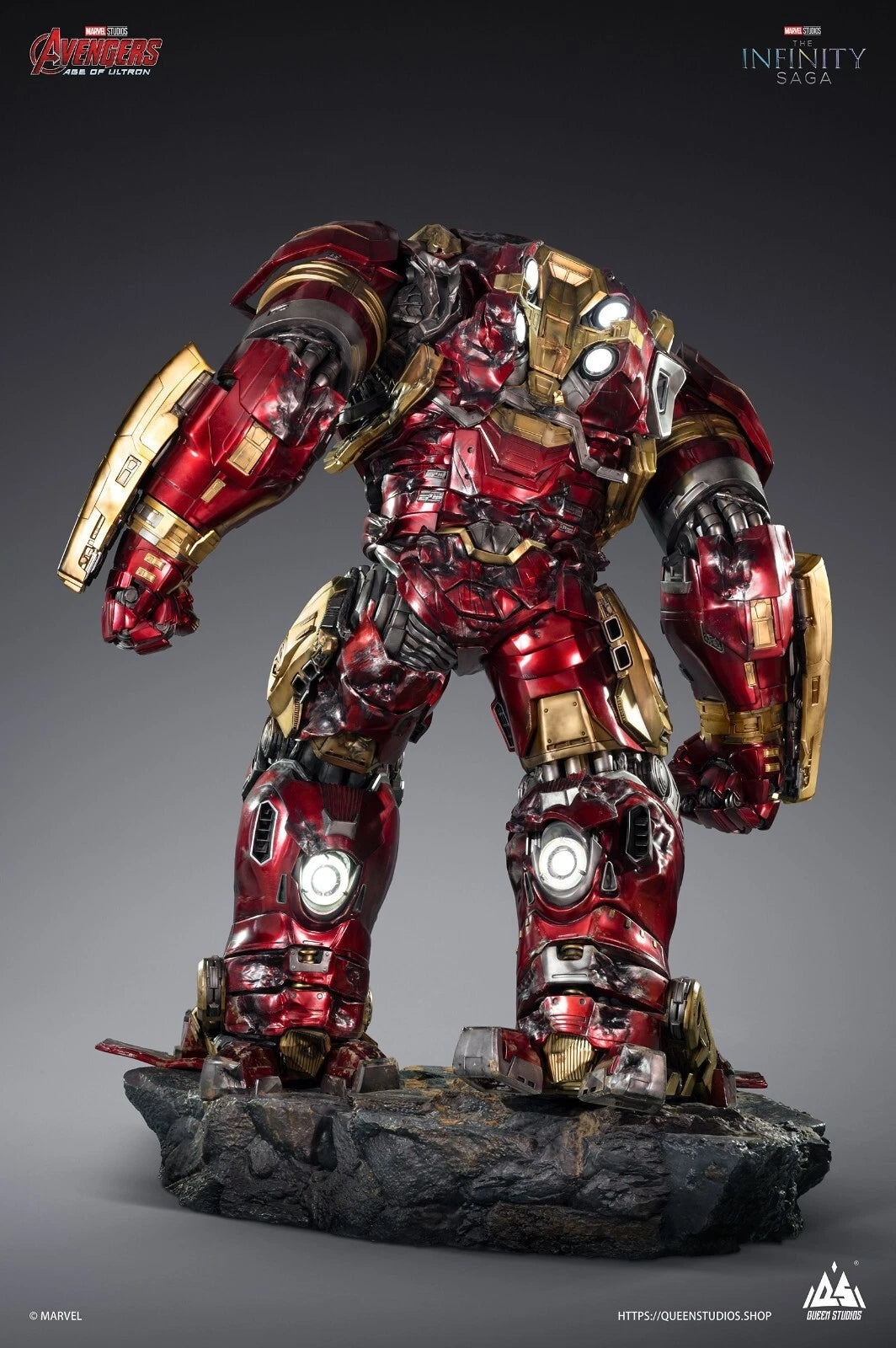 HULKBUSTER LIFE SIZE 1/1 - STATUE IRON MAN MARK 44 - TAILLE REELLE 350cm - QUEEN STUDIOS
