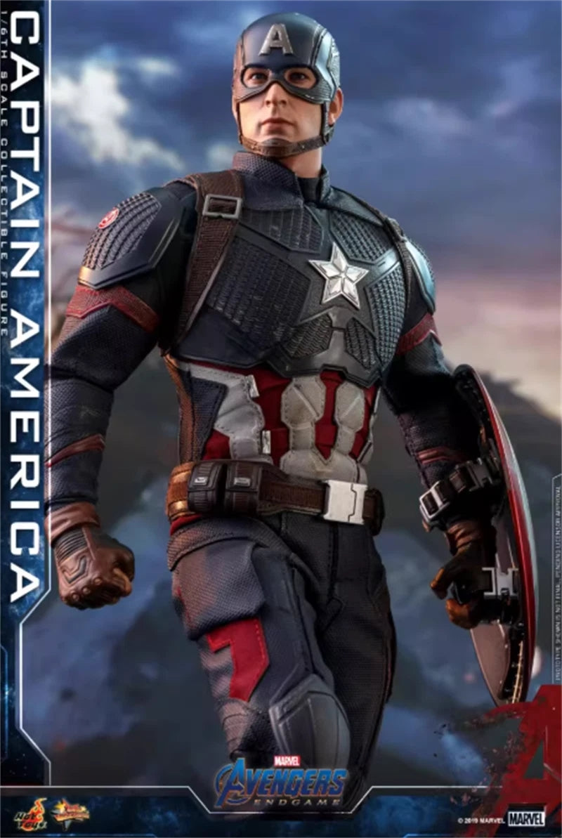 Captain America - Figurine Hot Toys - MMS536 - Avengers Endgame - Chris Evans