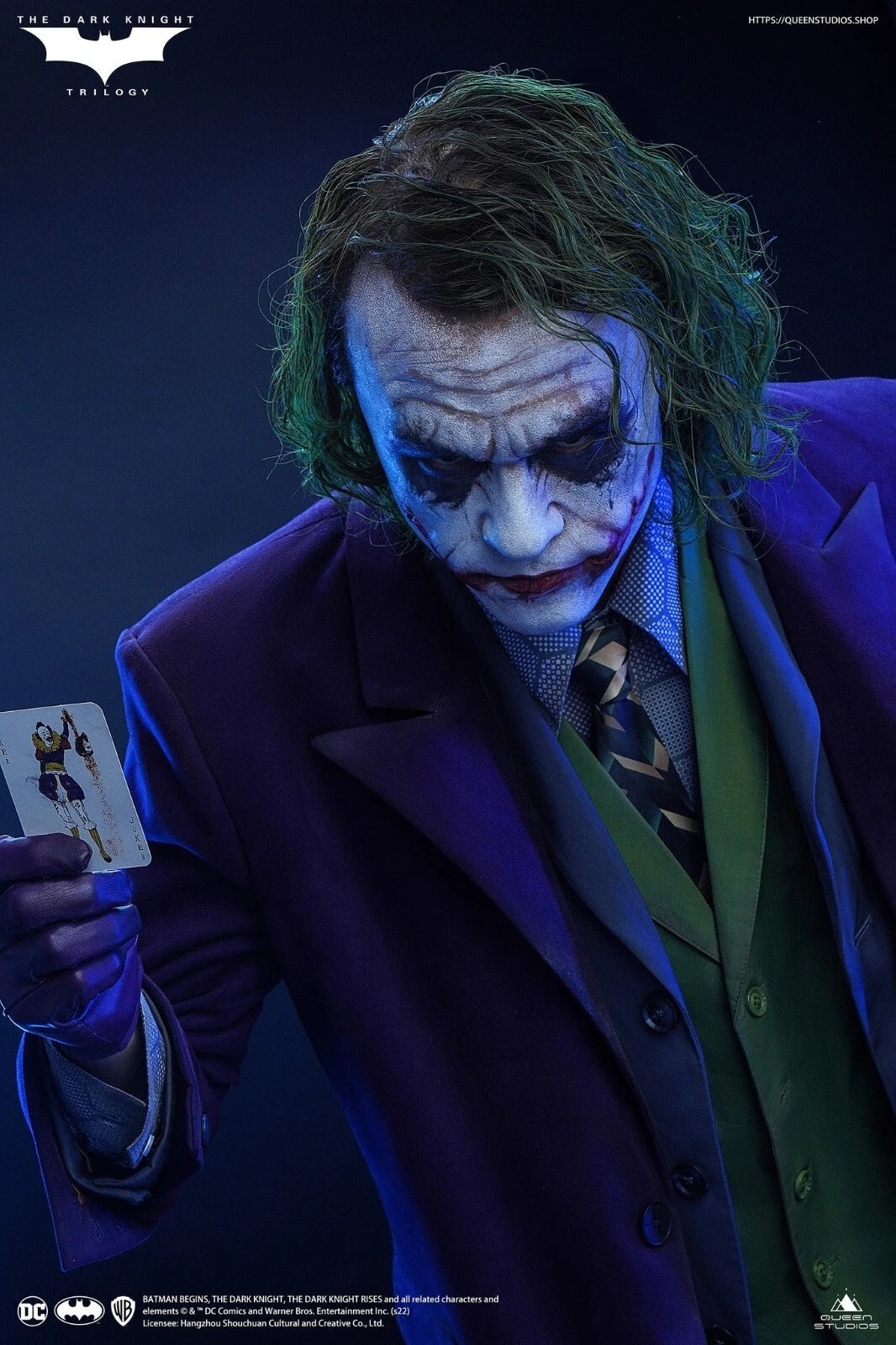 THE JOKER (HEATH LEDGER) - TAILLE RÉELLE 1/1 - 191cm - Queen Studios