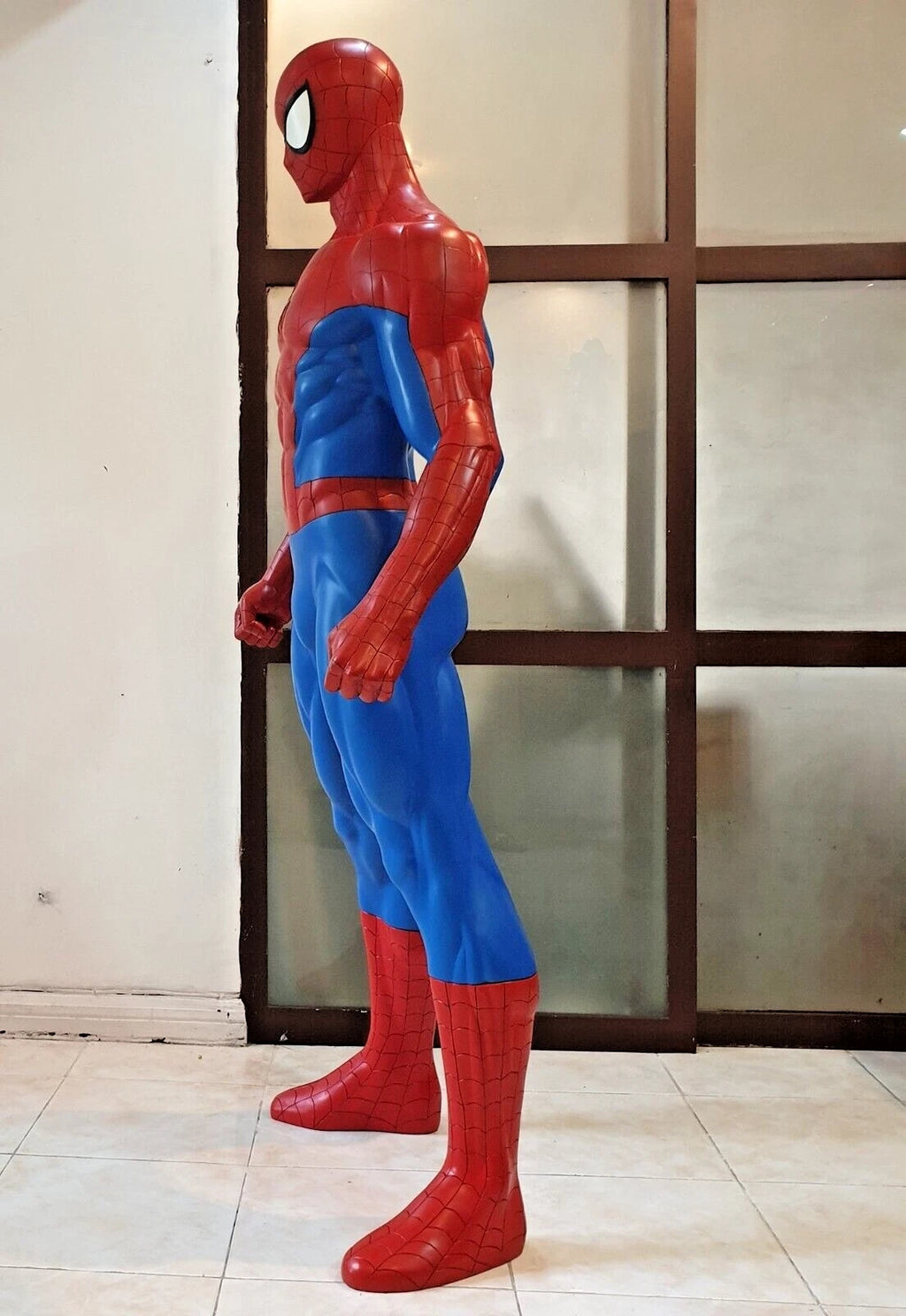 SPIDER-MAN -LIFE SIZE -  Statue classic taille réelle 1/1 magasin présentoir cinéma-