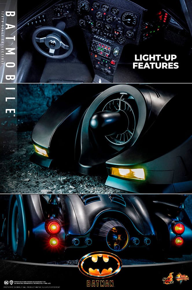 Hot Toys - Batmobile véhicule (1989) Movie Masterpiece 1/6 MMS694 - 100 cm