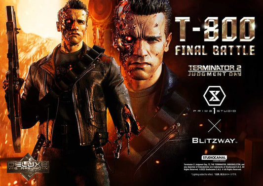 Judgment Day T-800 Final Battle Masterpiece 1/3 Prime 1 Studio (Version Deluxe)