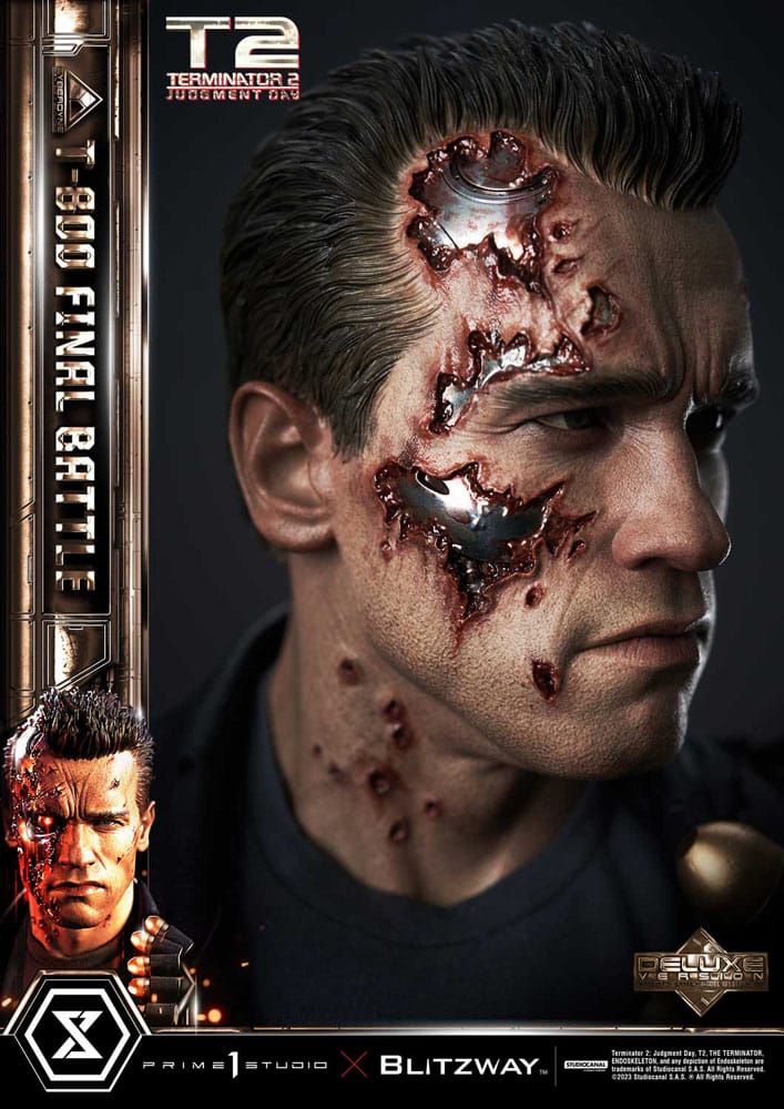 Judgment Day T-800 Final Battle Masterpiece 1/3 Prime 1 Studio (Version Deluxe)